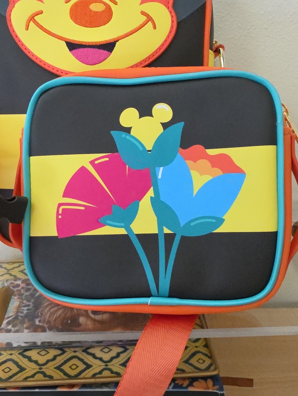 Loungefly Spike The Bee Epcot Exclusive Crossbody Bag - Picture 10 of 12